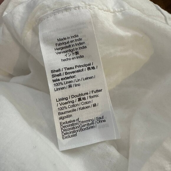 J.Crew Raw-hem mini shirt-dress in linen - Picture 5 of 6